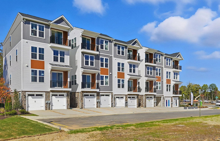 Amber exterior by Brookfield Residential at Cascades within Embrey Mill