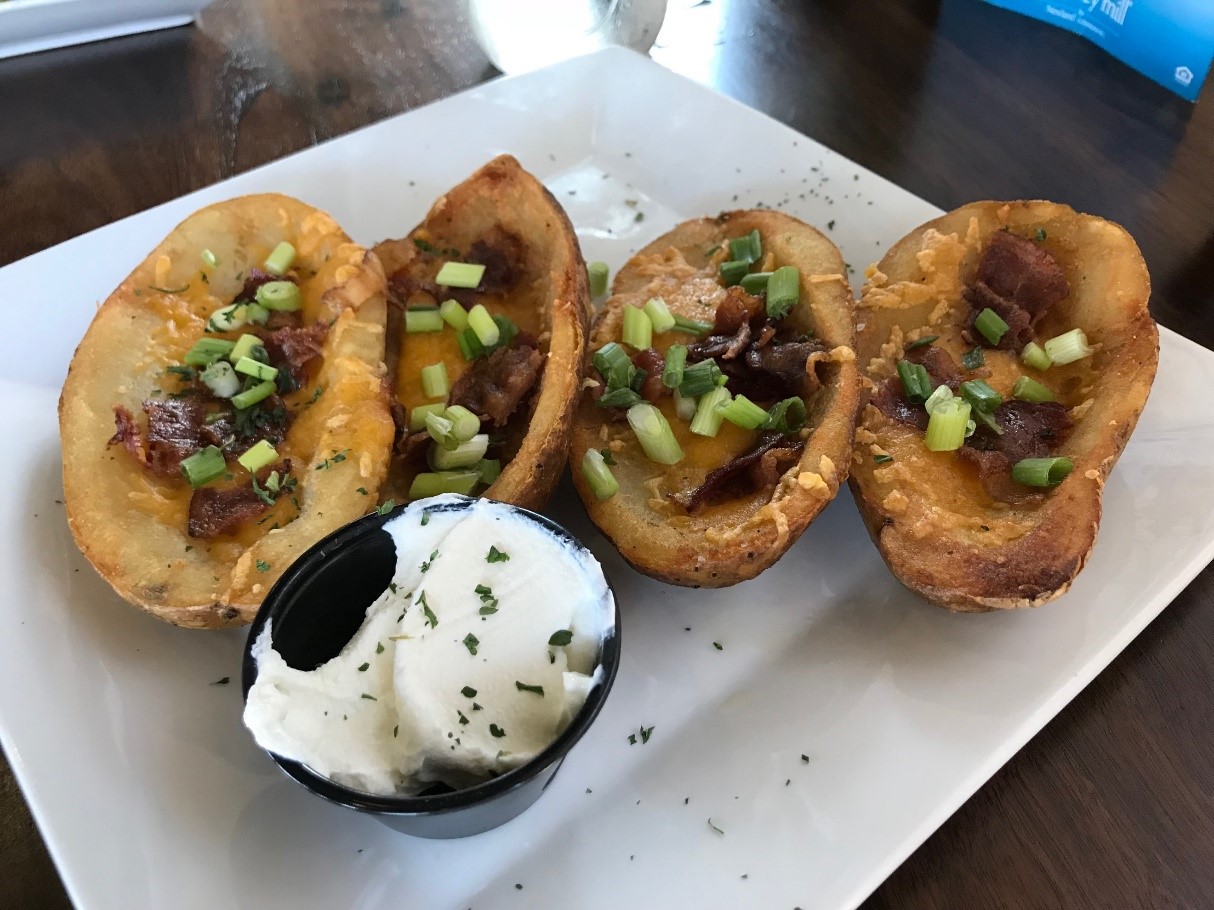 Bistro potato wedges plate