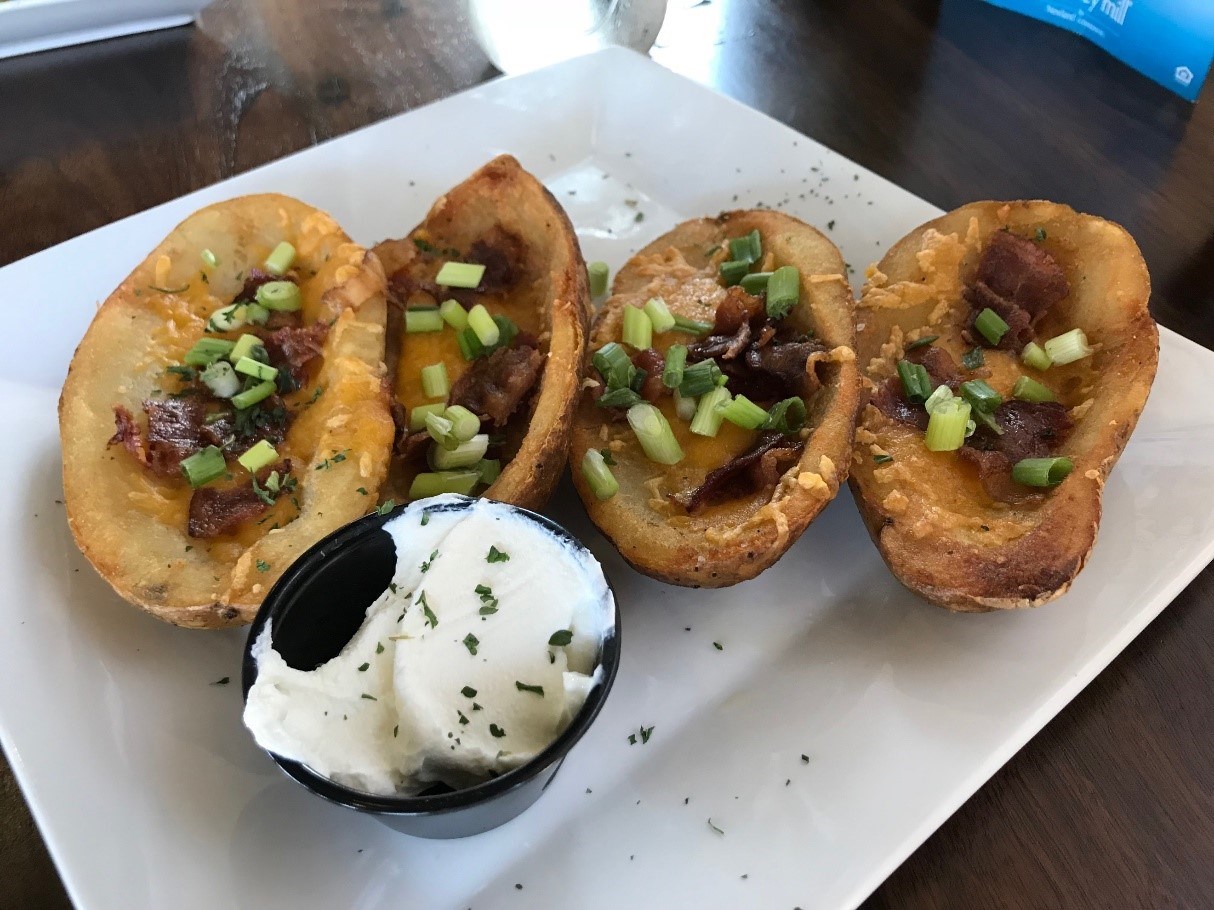 Potato wedges plate, Grounds Bistro in Embrey Mill