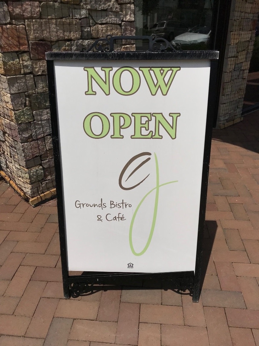 Grounds Bistro & Cafe now open