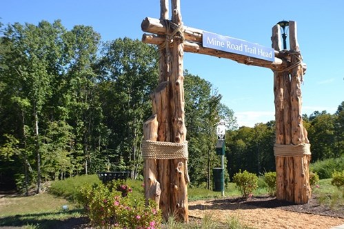 Park and trail in Embrey Mill