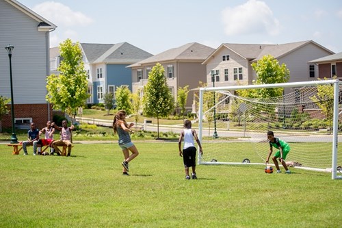 Sports field in Embrey Mill