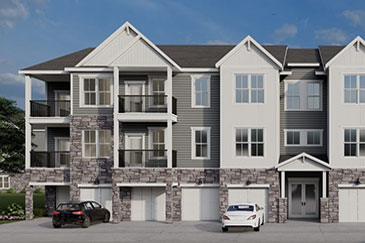 Rendering of Elevator Flats at Cascades, Embrey Mill