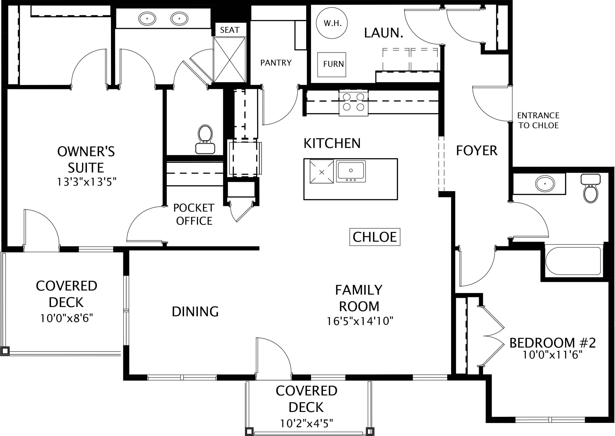 Chloe floorplan