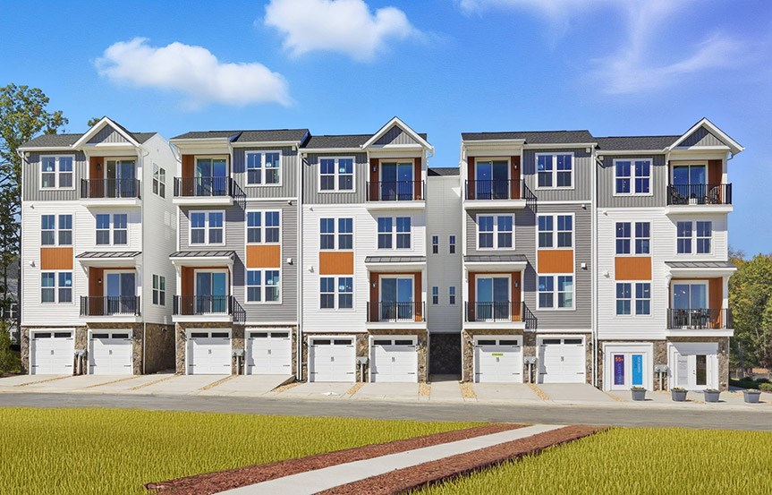 Amber exterior by Brookfield Residential at Cascades within Embrey Mill