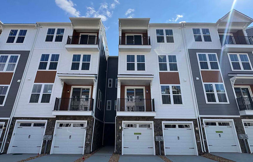 Amber exterior by Brookfield Residential at Cascades within Embrey Mill