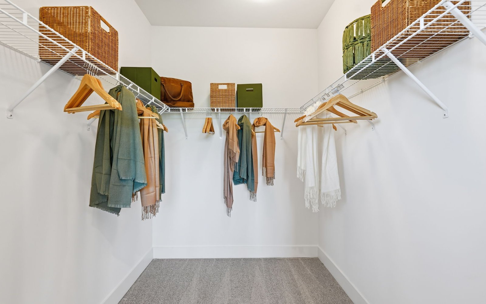 Scarlet Model Primary Walkin Closet Embrey Mill